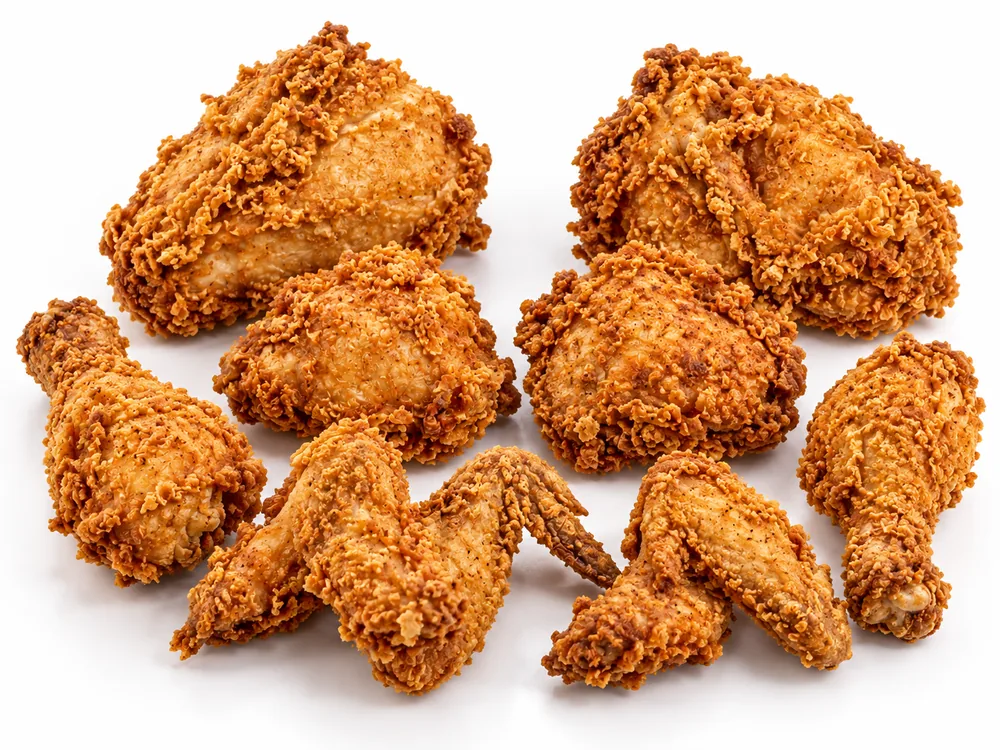 Nine pieces of Cheekies fried chicken