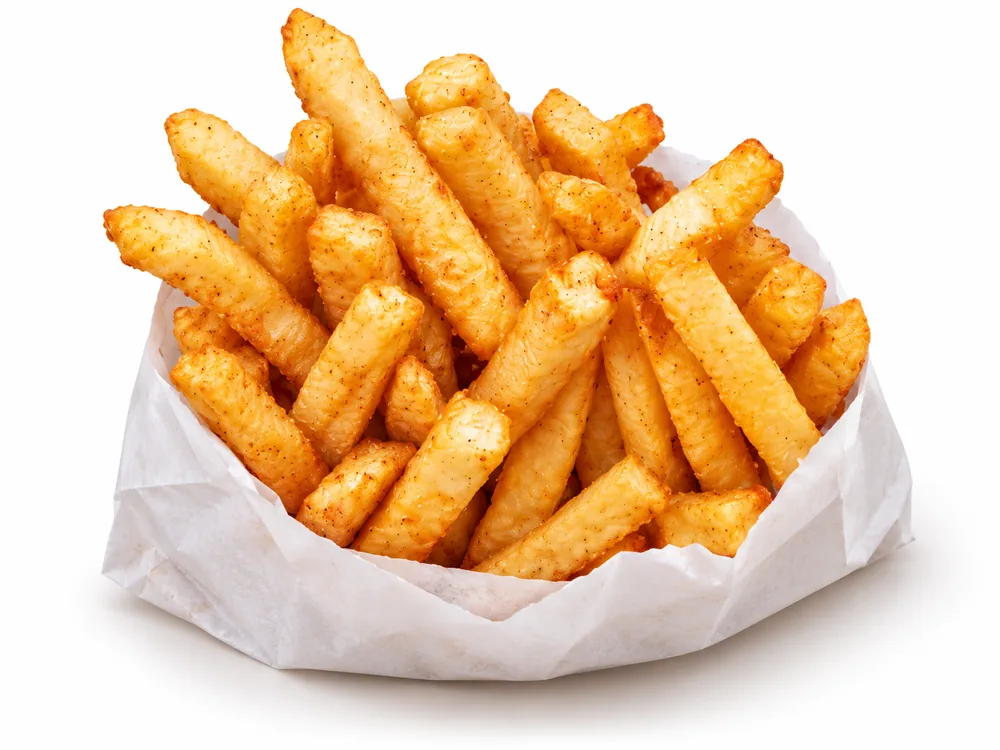 A large portion of Cheekies fries