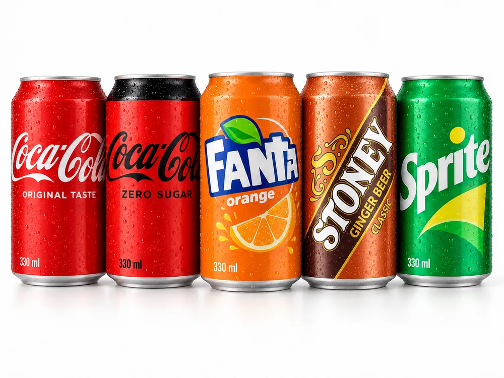 330ml soft drink cans